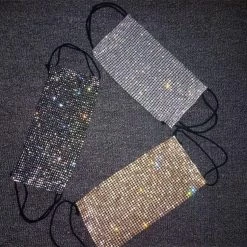 Accessories Amy Protective Rhinestone Face Masks