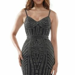 Colors Dress Glow Embellished Short Dress Dresses