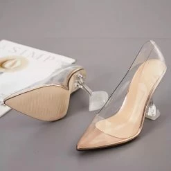 Jessica Bara Joudie Pointed Toe Clear Heels
