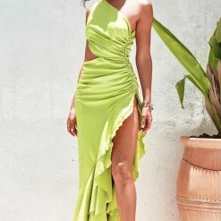 Summer Lovin' Jessica Bara Stefania One Shoulder Ruched Gown