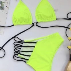 Jessica Bara Sherie High Waisted Bikini Set