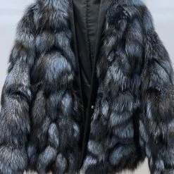 The Event Shop Jessica Bara Keana Fur Lined Coat