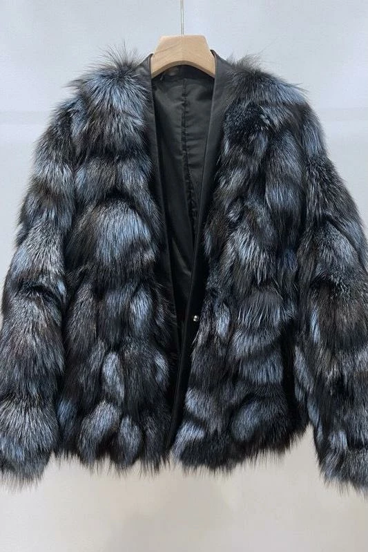 The Event Shop Jessica Bara Keana Fur Lined Coat