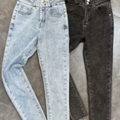 Reve Doll Essentials Jessica Bara Amelia High Waisted Straight Leg Jeans