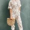Jessica Bara Venezio Floral Belted Jumpsuit Summer Lovin'