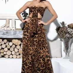 Best Sellers Jessica Bara Kameron Crop Top And Pant Two Piece Set