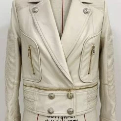 Reve Doll Essentials Jessica Bara Jeffie Long Sleeve Detachable Leather Jacket