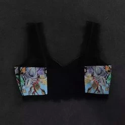 Jessica Bara Brighton Printed Crop Top And Pleated Skirt Two Piece Set Influencer Style