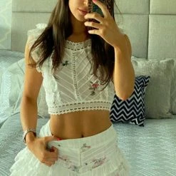 Jessica Bara Ramona Two Piece Floral Set