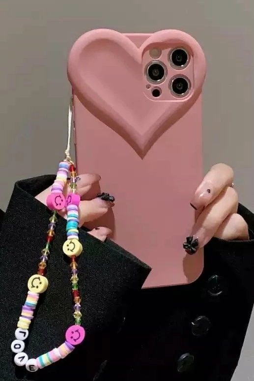 Jessica Bara Chelsea Charm Chain Heart Phone Case