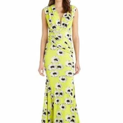 The Event Shop Jessica Bara Donnah V Neck Draped Gown