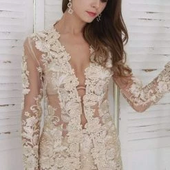 Jessica Bara Kyra Embroidery Blazer And Short Two Piece Set