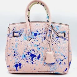 Anca Barbu Handpainted Evil Eye Graffiti Handbag