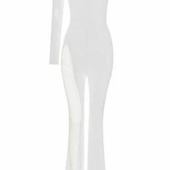 Jessica Bara Isador One Shoulder Crystal Jumpsuit The Event Shop