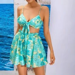 ReveBoutique Jessica Bara Meadow Floral Two Piece Set Casual/Daytime