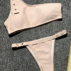 Jessica Bara Quinn One Shoulder Bikini Set