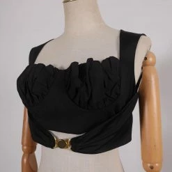 Jessica Bara Zuri Ruffle Crop Top Reve Doll Essentials