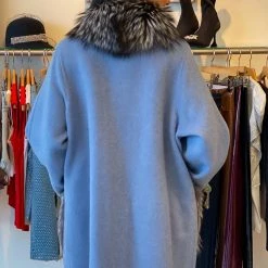 Luigi Long Sleeve Fur Coat