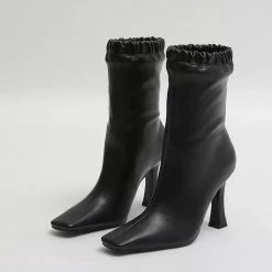 Shoes Jessica Bara Destiny Faux Leather Ankle Booties