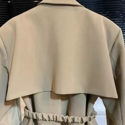 Jessica Bara Larza Long Lapel Belted Jacket