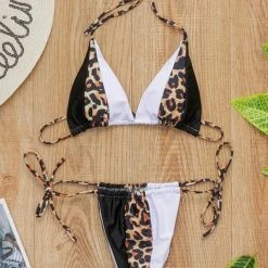 Summer Lovin' Jessica Bara Aphrodite Leopard Bikini Set