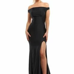 Atria Off The Shoulder Strappy Back Gown The Event Shop