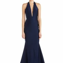 The Event Shop Jessica Bara Karsyn Halter Neck Bodycon Gown