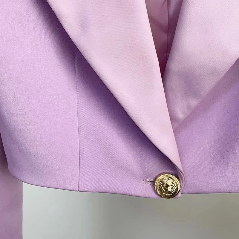 Jessica Bara Dixie Long Sleeve Cropped Blazer