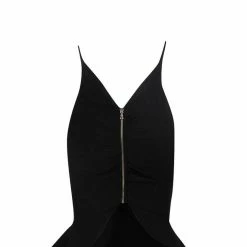 Jessica Bara Pauline Halter Backless Fit And Flare Dress