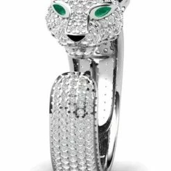 The Event Shop Jessica Bara Karter Rhinestone Panther Ring