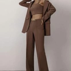 Jessica Bara Carissa Chain Top And Trouser Two Piece Set