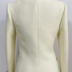 Jessica Bara Textured Donatella Double Breasted Blazer Reve Doll Essentials