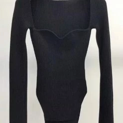 Jessica Bara Gabriela Long Sleeve Knitted Top Tops