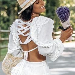 Best Sellers Jessica Bara Evie Pearl Straw Short Brim Hat