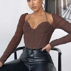 Jessica Bara Karlee Long Sleeve Corset Top Reve Doll Essentials