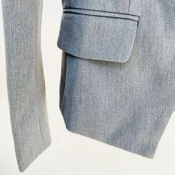 Reve Doll Essentials Jessica Bara Georgie Double Breasted Gold Button Blazer