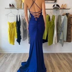 The Event Shop Atria Cowl Neck Strappy Back Gown