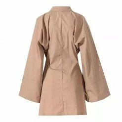 Jessica Bara Noriane Long Sleeve Button Down Dress Reve Doll Essentials