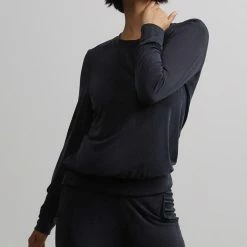 Commando Vegan Silk Crew Neck Top