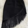 Jessica Bara Desiree Fringe Tassel Asymmetrical Skirt Summer Lovin'