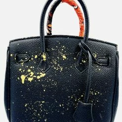 Reve Doll Essentials Anca Barbu Handpainted Space Heart Handbag