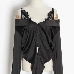 Jessica Bara Rahnee Off The Shoulder Lace Blouse