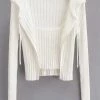 Tops Jessica Bara Carmella Knitted Two Piece Cardigan And Tank Top