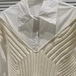 Jessica Bara Tara Long Sleeve Sweater Button Down Top