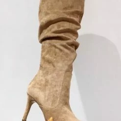 Jessica Bara Marcus Faux Suede Knee High Boots Reve Doll Essentials