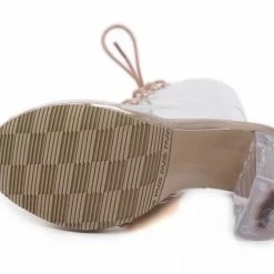 Jessica Bara Alex Lace Up Clear Booties