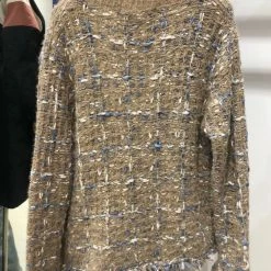 Jessica Bara Rebecca Multi-Colored Knit Cardigan