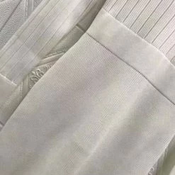 Jessica Bara Melida Long Sleeve High Neck Knit Dress