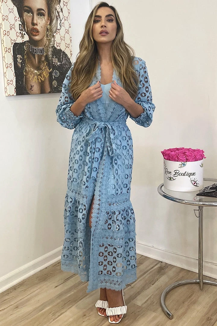 Jessica Bara Anastasia Lace Maxi Cover Up