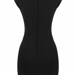 Dresses Jessica Bara Lucia Cut Out Shoulder Pad Bandage Mini Dress